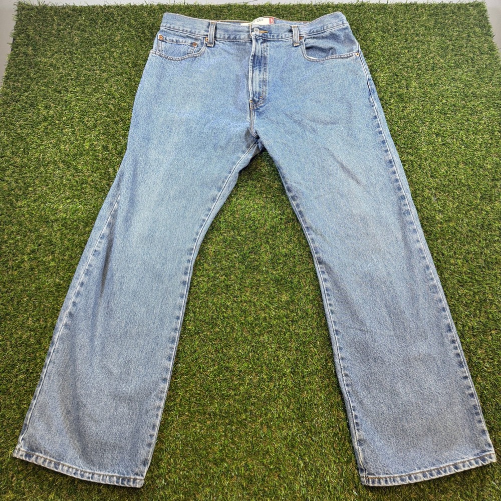 Levis 517 Boot Cut Jeans Mens 38x30 Blue Denim Medium Wash 517-0217 Cotton VTN